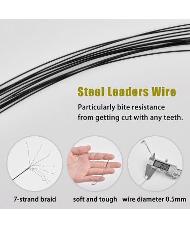Baitholder Snelled Hook Leader Rig 24pcs - Saltwater/Freshwater Fishing Wire Rigs with Hooks & Swivels - Buy Online on GoSupps.com