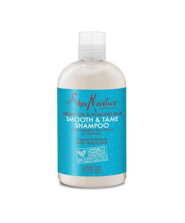 SheaMoisture Argan Oil & Almond Milk Smooth & Tame Shampoo - 13 oz | Nourishing & Smoothing Shampoo for All Hair Types | International Shipping - Buy Online on GoSupps.com