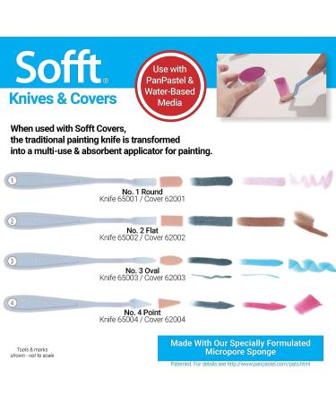 Sofft Tool 62100 Mixed Sponge Covers - Pack of 40 for PanPastel Painting - Buy Online on GoSupps.com