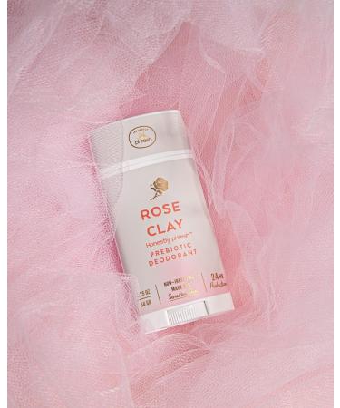 Honestly pHresh Natural Prebiotic Deodorant Baking Soda & Aluminum Free Safe for Sensitive Skin 24 Hour Odor Protection 2.25 Oz Rose Clay - Buy Online on GoSupps.com