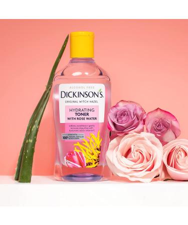 Alcohol-Free Witch Hazel Toner | Dickinson Brands 16 fl oz Hydrating Formula - Buy Online on GoSupps.com