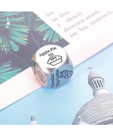 Valentines Anniversary Wedding Gift for Him Her Food Dice Gift for Women Men Dessert Decision Dice Sweety Gift for Dessert Lover After Dinner Choice Couple Date Night Gift for Boyfriend Girlfriend - Buy Online on GoSupps.com