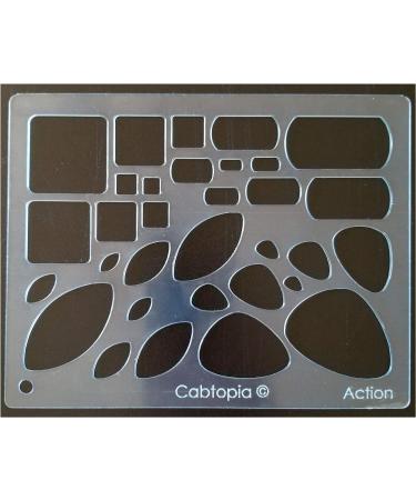 Cabtopia Lapidary Jewelry Design Template Stencil - Create Stunning Jewelry Designs - Buy Online on GoSupps.com