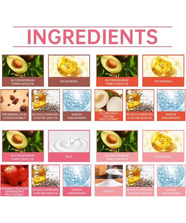  Zynewa Moisturizing Lip Balm (2 Pieces Strawberry Milk) - Buy Online on GoSupps.com