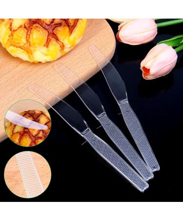 Plastic knives plastic cutlery for Party Supplies Dinners Buffets Take-Out Catering Food Services(100 Pack) - Buy Online on GoSupps.com