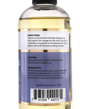 Sensual Lavender Massage Oil with Roller Ball - 100% Natural Spa Blend for Romantic & Calming Massage Therapy - Buy Online on GoSupps.com