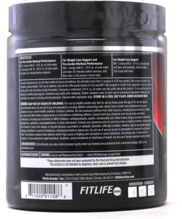 NDS Nutrition Cardio Cuts 4.0 Cherry Slush 8.6 oz - Energy-Boosting Pre-Workout Supplement - Buy Online on GoSupps.com