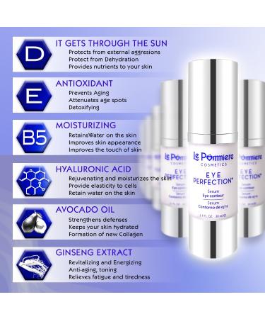 Le Fragiere Eye Contour Serum 30ml | Hyaluronic Acid & Collagen for Youthful Hydrated Eyes - Reduce Crow's Feet - Buy Online on GoSupps.com