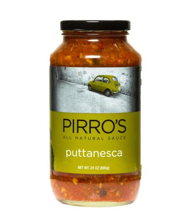 Pirro's All Natural Italian Puttanesca Pasta Sauce with No Processed Sugar, Gluten-Free (One Pack) 1.5 Pound (Pack of 1)