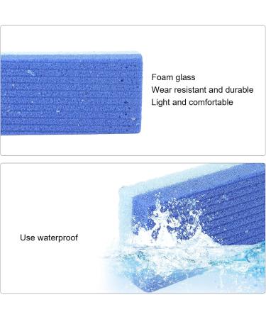 Natural Foot Scrubber & Pumice Stone - Durable Blue Pedicure Scrub for Healthy Feet | Shop Internationally - Buy Online on GoSupps.com