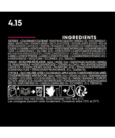 Garnier Olia Permanent Hair Dye Ammonia-Free Hair Color 4.15 Dark Soft Mahogany Long-Lasting Hair Shine With 60% Oils 1 Application BROWN SHADES 4.15 Dark Soft Mahogany - Buy Online on GoSupps.com