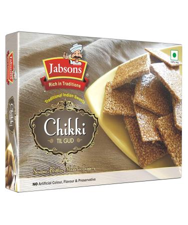 Jabsons 5 Assorted Traditional Sweet Combo - Chikki Til Gud Agra Gud Gajak Gud Kaju Roll Gud Revdi & Chikki Peanut Gud - 400g | International Shipping Available - Buy Online on GoSupps.com