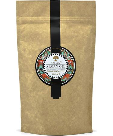 Oli-Oly Argan Oil Exfoliating Scrub for Face and Body with Gentle Scent | Natural Ingredients - For All Skin Types - Moroccan Argan - 600g - Buy Online on GoSupps.com