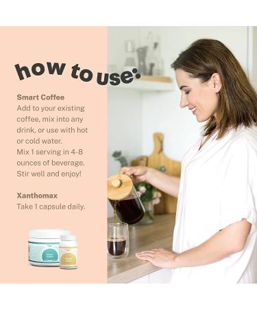 The Happy Co. D.O.S.E. Coffee Duo - Elevate Smart Coffee & XanthoMax Happy Caps - Nootropic & Antioxidant Supplement for Weight Loss & Energy - 30 Servings - Buy Online on GoSupps.com