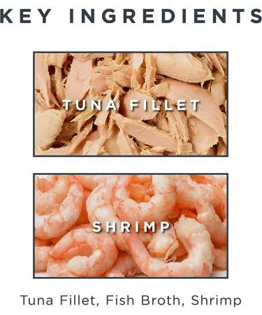 Reveal Natural Wet Cat Food 12 Pack - Grain Free Limited Ingredient Pouches (Tuna with Shrimp) - 12 x 2.47oz - Buy Online on GoSupps.com