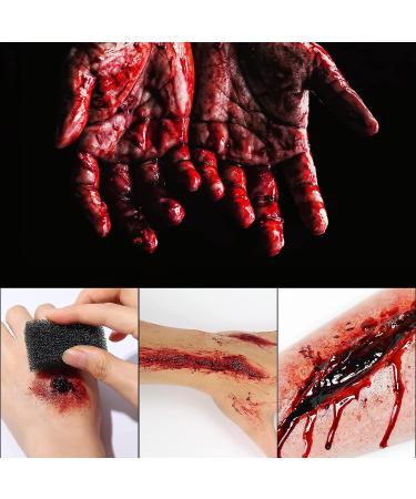 Fake Blood Splatter Spray 2.1oz - Perfect for Halloween Decorations & SFX Makeup - Buy Online on GoSupps.com