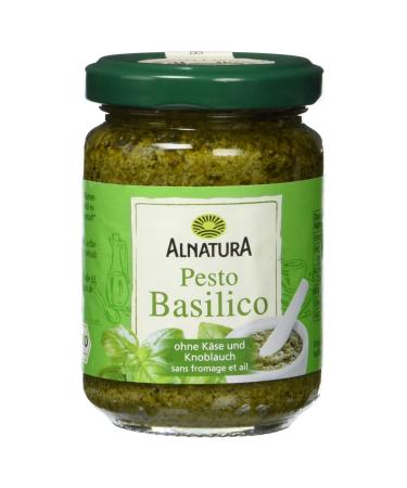 Alnatura Organic Pesto Basilico pack of 6 (6 x 130 g)