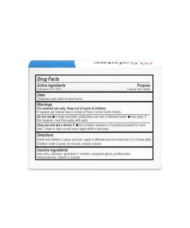 Buy Safetec Burn Gel 0.125 oz Pouch - 25 ct Box | Fast International Shipping - Buy Online on GoSupps.com