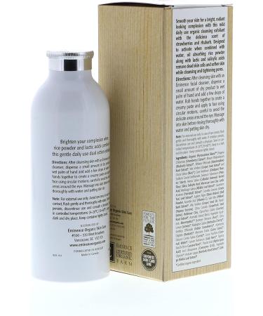 Eminence Strawberry Rhubarb Dermafoliant 4.2 oz - Natural Exfoliating Facial Scrub for Radiant Skin | International Shipping Available - Buy Online on GoSupps.com