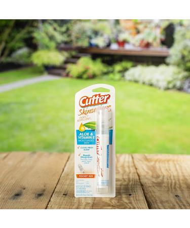 Cutter Skinsations Insect Repellent - 7% DEET, 0.475 fl Ounce Pocket Size Spray - Mosquito, Tick, Gnat & Flea Repellent - Buy Online on GoSupps.com