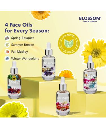 Blossom Unscented All Natural Vegan Cruelty Free Face Oil with Vitamin E Infused with Real Flowers Made in USA 1 fl. oz. Summer Breeze 1 Fl Oz (Pack of 1) Summer Breeze - Buy Online on GoSupps.com