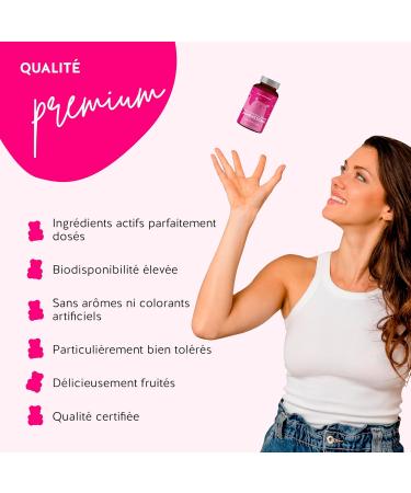 Magnesium Gum Bears - Strength for Muscles and Nerves - Energy and Relaxation with 250mg of Magnesium Citrate per Dose - 45 Pieces - Vegan-free Vitamin Gums - Bears with Benefits - Buy Online on GoSupps.com