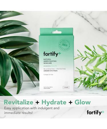 Fortify Under Eye Pads - Moisturizing & Anti-Aging | Rejuvenates Skin | Clean Beauty from Korea | 5 Pairs - Buy Online on GoSupps.com