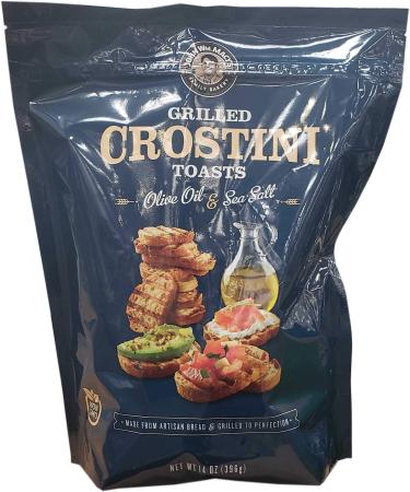 John Wm. Macy's Grilled Crostini Toast Made with Olive Oil & Sea Salt Net Wt 14 Ounce