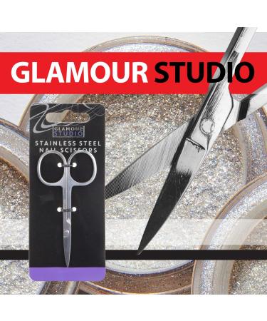 VFM - Stainless Steel Nail Scissors Sharp Curved Tip - Glamour Studio - Buy Online on GoSupps.com