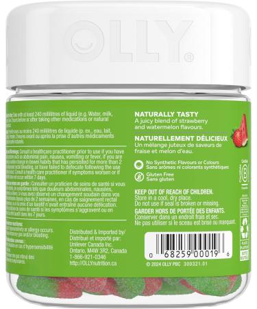OLLY Fiber Gummy Rings 5g Prebiotic Fibre FOS (Fructo-oligosaccharides) Digestive Support Berry Melon 50ct - Buy Online on GoSupps.com