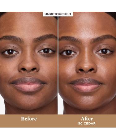 Laura Mercier Tinted Moisturizer Natural Dewy with SPF 30 24HR+ Hydration Shade 5C Cedar and Translucent Loose Talc-Free Setting Powder Ultra-Blur: Hyaluronic Acid Infused Shade Medium Deep Bundle - Buy Online on GoSupps.com