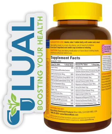 Nature Made Women's Multivitamin with Iron & Calcium - 120 Tablets - Buy Online on GoSupps.com