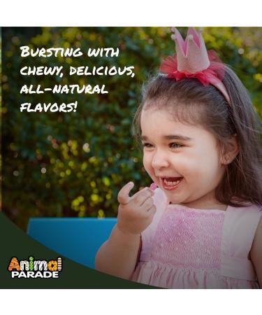 NaturesPlus Animal Parade Children's Multivitamin Gummies - 50 Animal Shaped Gummies - Natural Assorted Flavors - Vegetarian & Gluten-Free - Promotes Health & Wellbeing | 25 Servings | 50 Count Pack - Buy Online on GoSupps.com