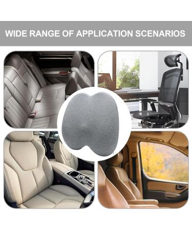 Lumbar Support Pillow | Breathable Lumbar Support Cushion Soft Sponge Auto Seat Back Support for Driving Seat Summer Ergonomic Design Gray - Buy Online on GoSupps.com