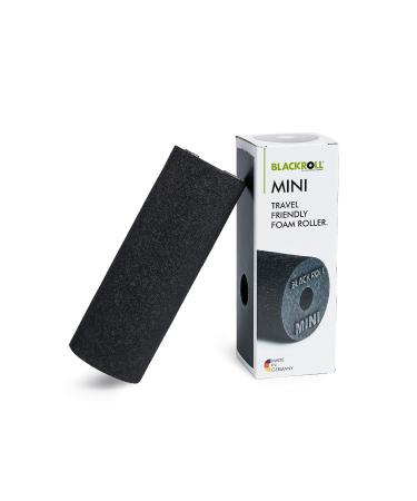 Blackroll Mini fascia roll (15 x 5 cm) small fitness role for the self-massage handy massage roller for on the go in the office or gym medium hardness made in Germany black - Buy Online on GoSupps.com