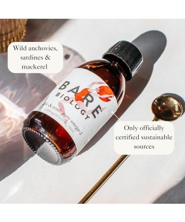Bare Biology Life & Soul Pure Omega 3 Liquid - Super-Strength - Sustainably Sourced Fish - 150ml - Buy Online on GoSupps.com