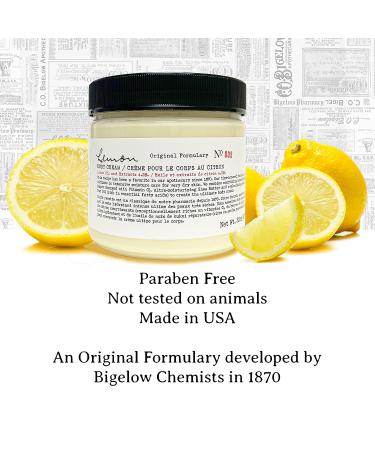 C.O. Bigelow Lemon Body Cream | Moisturizing Body Cream with Shea Butter and Lemon Oil | 8 oz | For Dry Skin | Hands & Body - Buy Online on GoSupps.com
