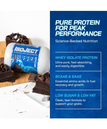 Evogen Isoject - Whey Isolate Protein Powder Ultra-Pure Whey Isolate Enhanced Absorption & Recovery Ignitor Enzymes BCAAs EAAs - Chocolate - 25 Servings - Buy Online on GoSupps.com