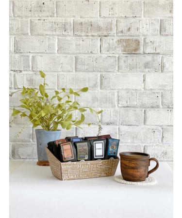Indulgent Coffee Selection Gift Box | 12 Flavored 1.75oz Arabica Coffee Samplers - Buy Online on GoSupps.com