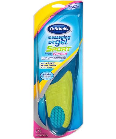 Dr. Scholl's Massaging Gel Sport Replacement Insoles - Women's Sizes 6-10 | 1 Pair - Buy Online on GoSupps.com