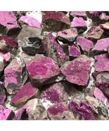 Crystal Natural Cobalt Calcite Raw Stone Crystal Heart Decor Pink and Purple Stones Crystals Can be Used for ZJGIDTEM (Size : 200g) - Buy Online on GoSupps.com