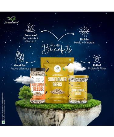 GreenFinity Graines de citrouille crue et de tournesol pour manger des aliments riches en prot ines et fibres pour booster l'immunit - Lot de 2 - 250 g (Lot de 2) - Buy Online on GoSupps.com
