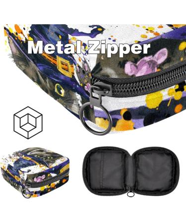 Buy Cute Cat Women's Binding Bags | Multi-Purpose Tampon Storage & Zip Pocket Bags - Ideal for Menstrual Needs International Shipping Available - Buy Online on GoSupps.com