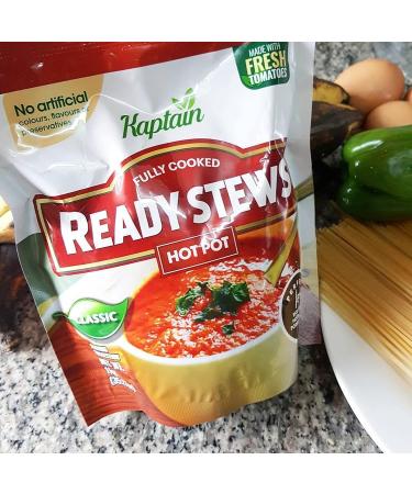 Nigerian Spicy Tomato & Pepper Stew - Kaptain Ready Stews | Jollof Rice Sauce - VERY SPICY Hot Pot 1Kg - Buy Online on GoSupps.com