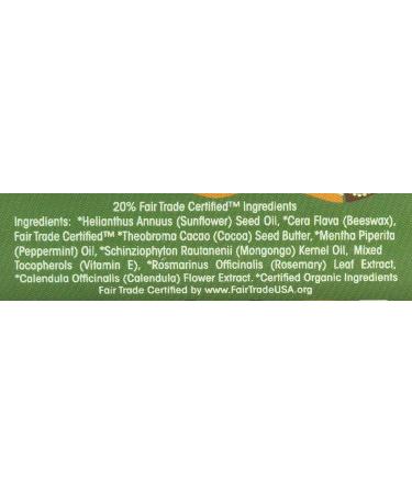 Eco Lips Mongo Kiss Organic Lip Balm - Peppermint, 0.25 oz | Natural Moisturizer - Buy Online on GoSupps.com