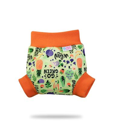 Petit Lulu Pull Up Cloth Nappy Wrap | Size S | Washable Diaper Wrap | Reusable Cloth Nappies | Made in Europe (Go Green)