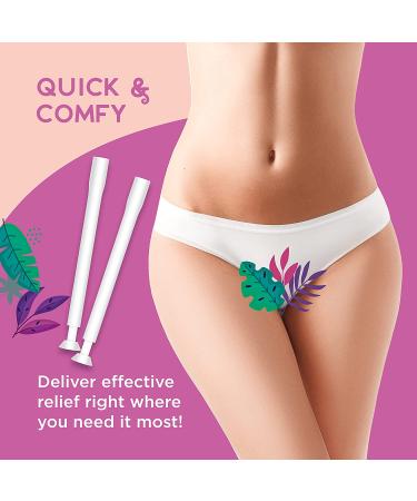 Disposable Vaginal Suppositories Applicators (15 Pack) - Fits Standard Capsules & Tablets - Comfortable Soft Tip - Individually Wrapped - 15 Count - Buy Online on GoSupps.com