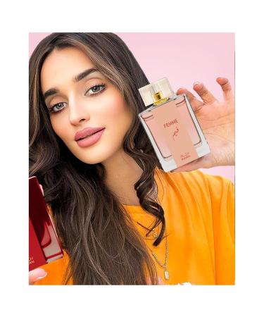 RAYAN Femme Perfume for Women - Long Lasting Arabian Eau De Parfum 100mL (3.34 Fl oz) Floral Garden with Sweet Nectars Raspberry Bergamot May Rose Jasmine Amber - Ideal Gift for Valentine's Day Sweet Floral - Buy Online on GoSupps.com