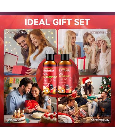 Batana l Shampoo und Conditioner Set Batana Haar Shampoo Set f r Haarwachstum Shampoo Conditioner f r Wiederherstellung besch digtes Haar d nnes Haar beseitigt Spliss 0.5 g (Lot de 2) - Buy Online on GoSupps.com