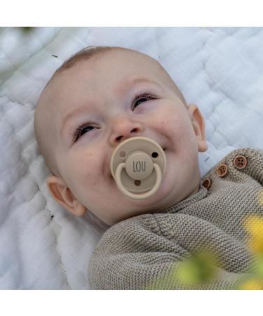 Personalized Well Marked Bibs Pacifier - Custom Name Dishwasher Safe Sea Blue - Perfect for Baby - Buy Online on GoSupps.com